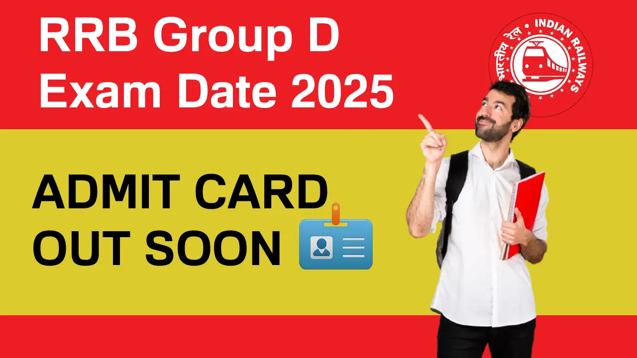 RRB Group D Exam Date 2025