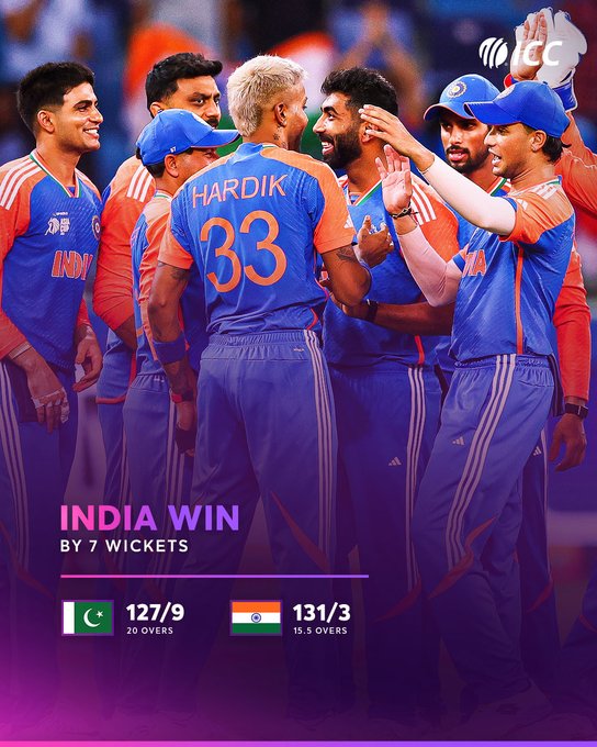 India vs Pakistan Match Result 2025